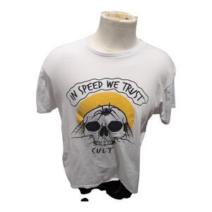 Tuner Cult “In Speed We Trust” Tee — Men’s Large